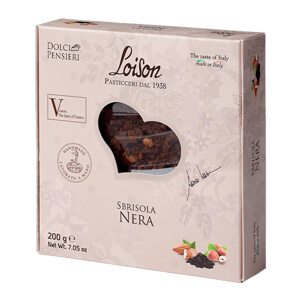 Loison Sbrisola Almond Hazelnut and Chocolate Cream Cake 200g